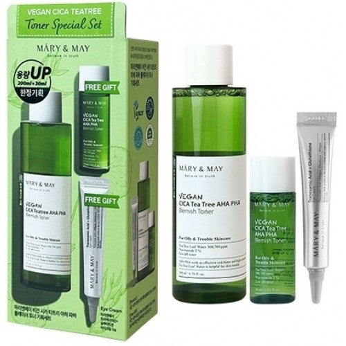 Vegan cica tea tree toner special set
